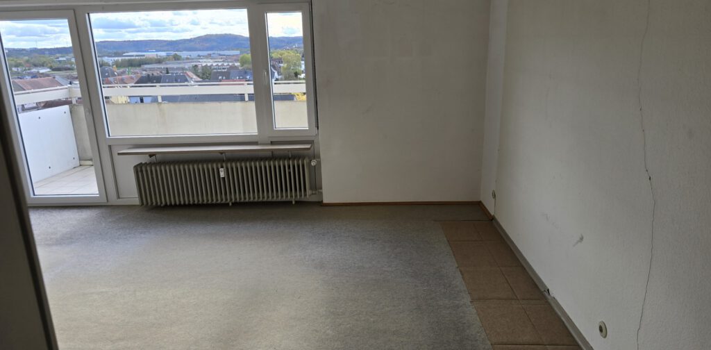 Geräumte Wohnung nach der Entrümpelung